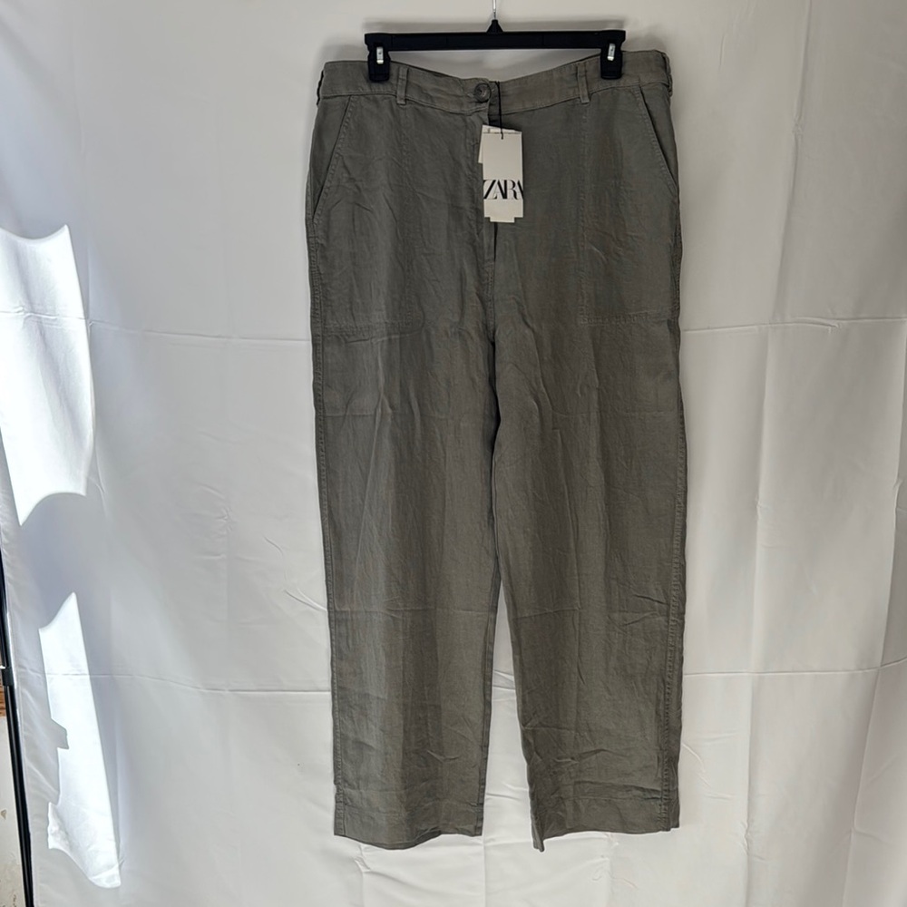Women’s Linen Gray Pants